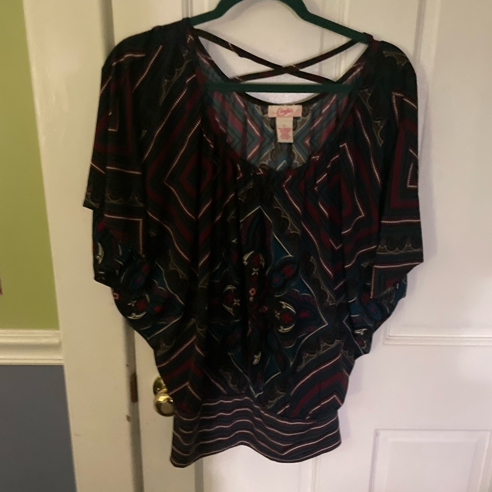 Colorful Geometric Blouse